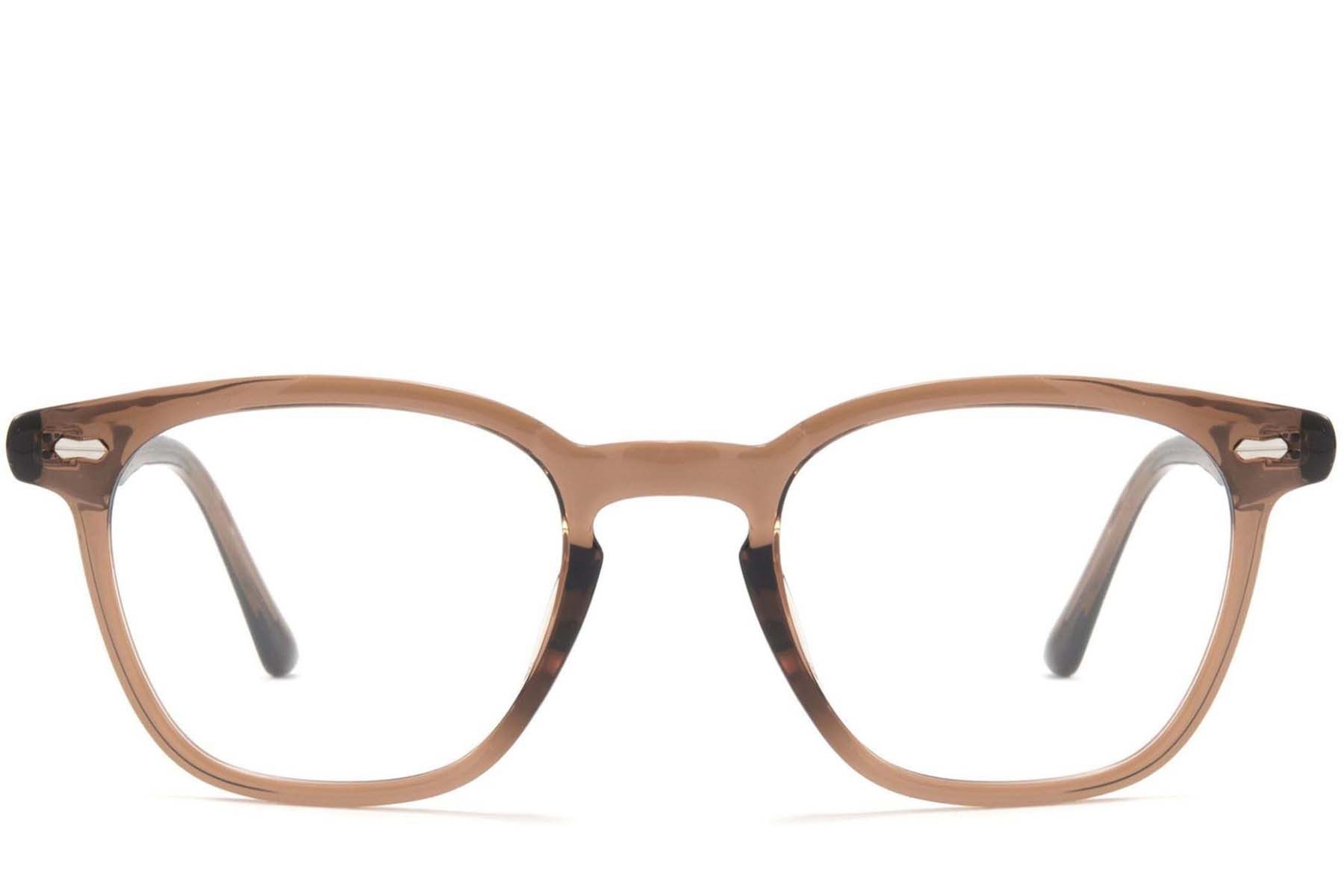 Rectangular Brown TR90 Glasses #BS1025-0102