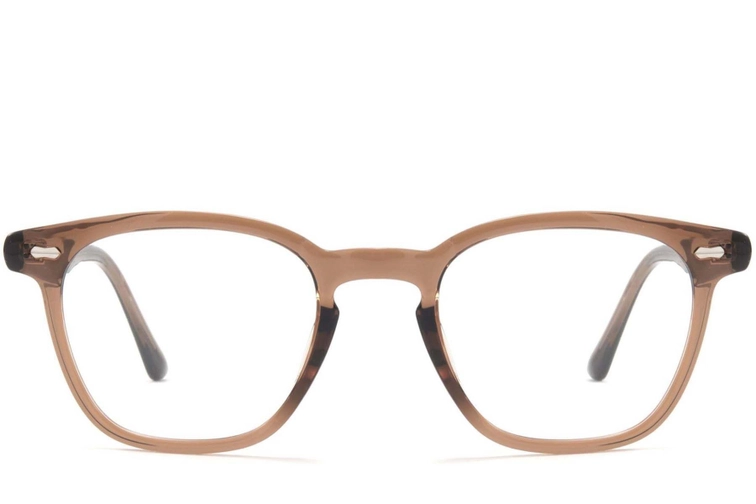 Rectangular Brown TR90 Glasses #BS1025-0102