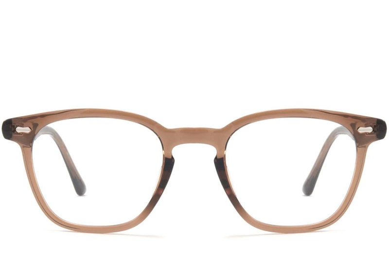 Rectangular Brown TR90 Glasses #BS1025-0102