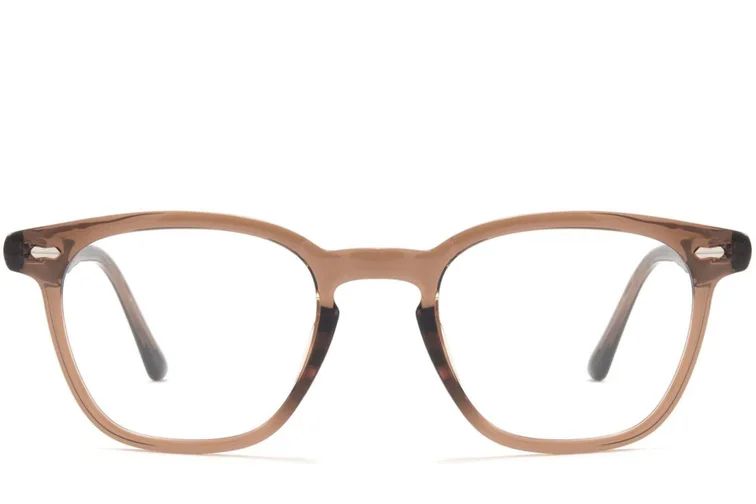 Rectangular Brown TR90 Glasses #BS1025-0102