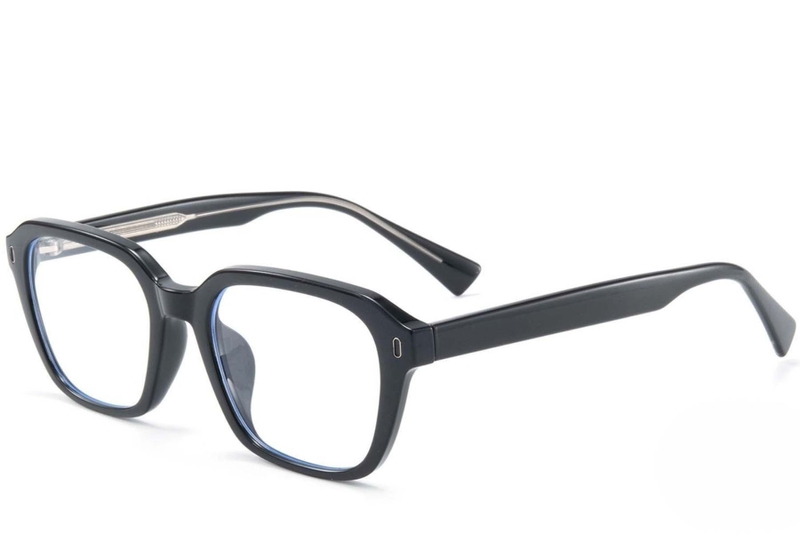 Rectangular Black TR90 Glasses #BS1025-0104