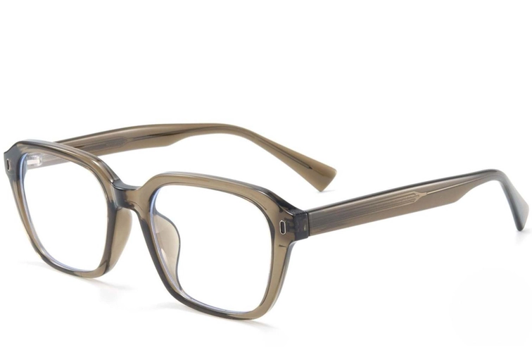 Rectangular Green TR90 Glasses #BS1025-0108