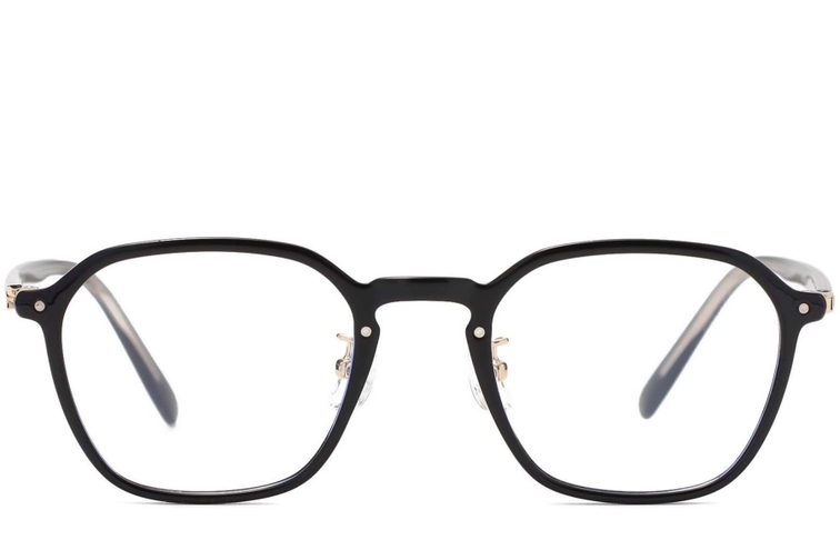 Gafas rectangulares negras TR90 #BS1025-0116