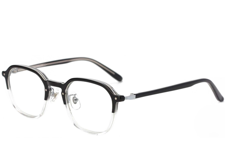 Rectangular Black TR90 Glasses #BS1025-0120