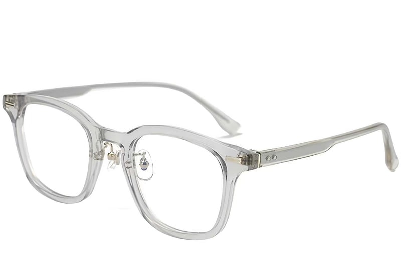 Rectangular Grey TR90 Glasses #BS1025-0123