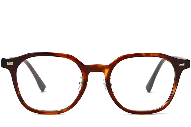 Rectangular Tortoiseshell TR90 Glasses #BS1025-0126