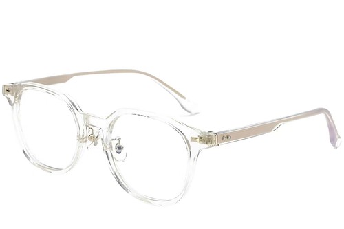 Rechteckige transparente TR90-Brille #BS1025-0128