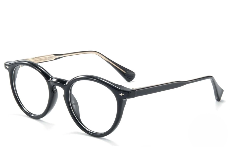 Oval Black TR90 Glasses #BS1025-0133