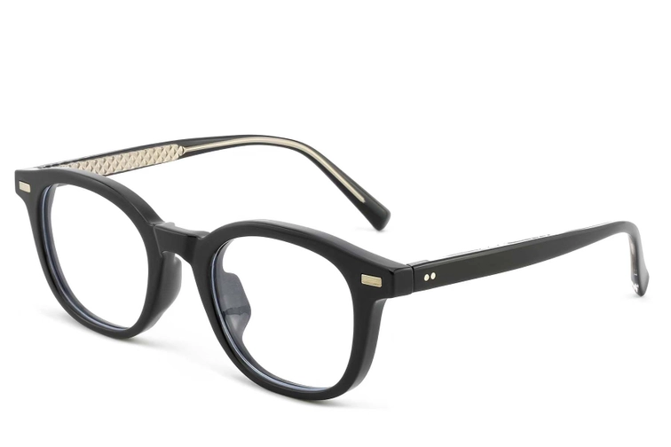 Rectangular Black TR90 Glasses #BS1025-0153