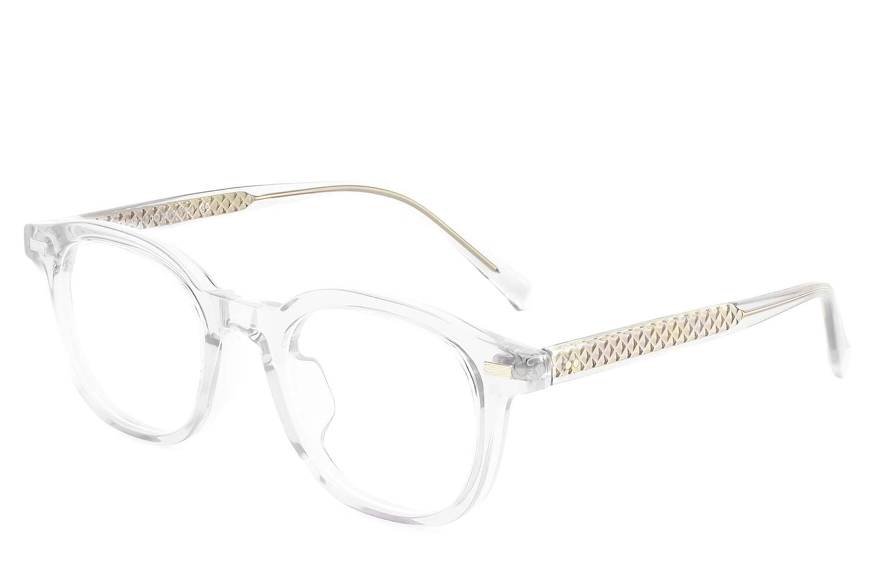 Gafas rectangulares transparentes TR90 #BS1025-0154