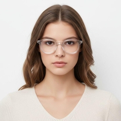 Gafas rectangulares transparentes TR90 #BS1025-0154