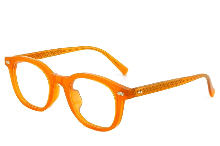 Rectangular Orange TR90 Glasses #BS1025-0155