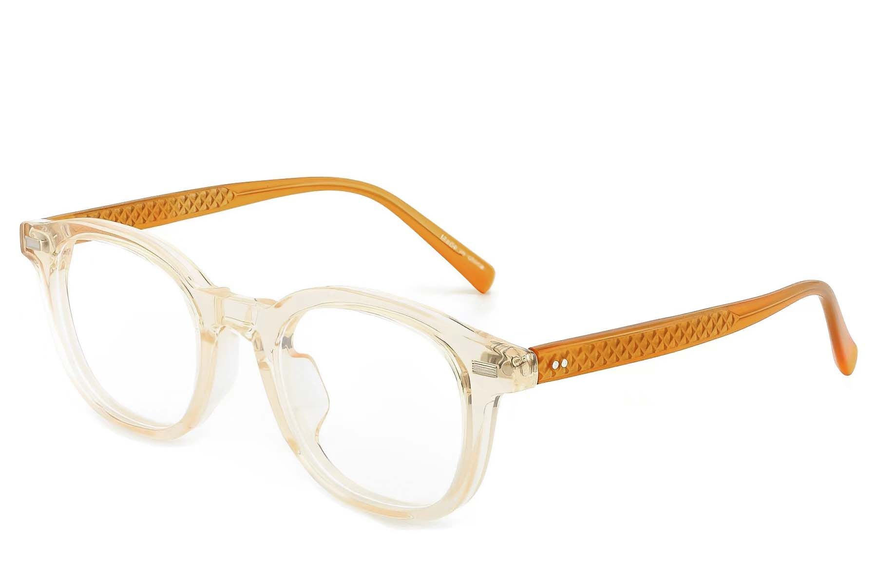 Rectangular Yellow TR90 Glasses #BS1025-0159