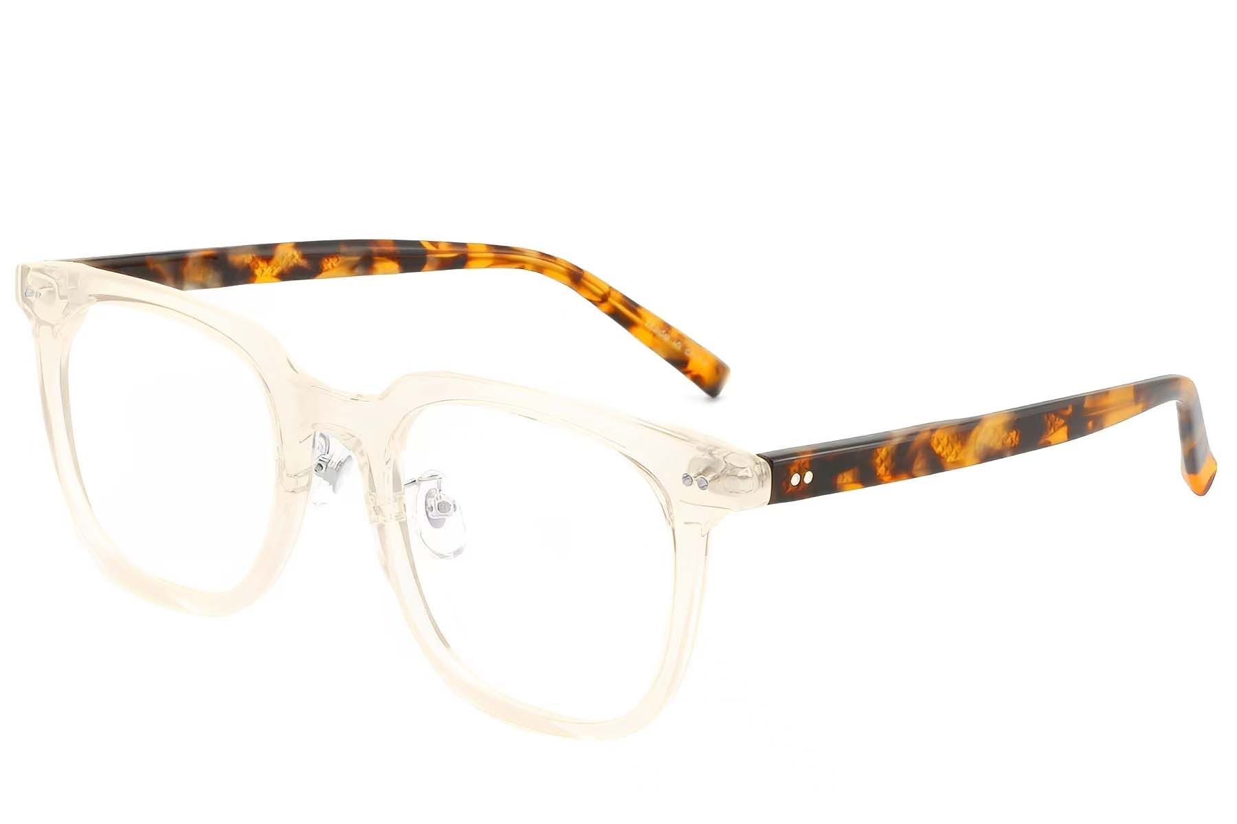 Lunettes rectangulaires jaunes TR90 #BS1025-0163