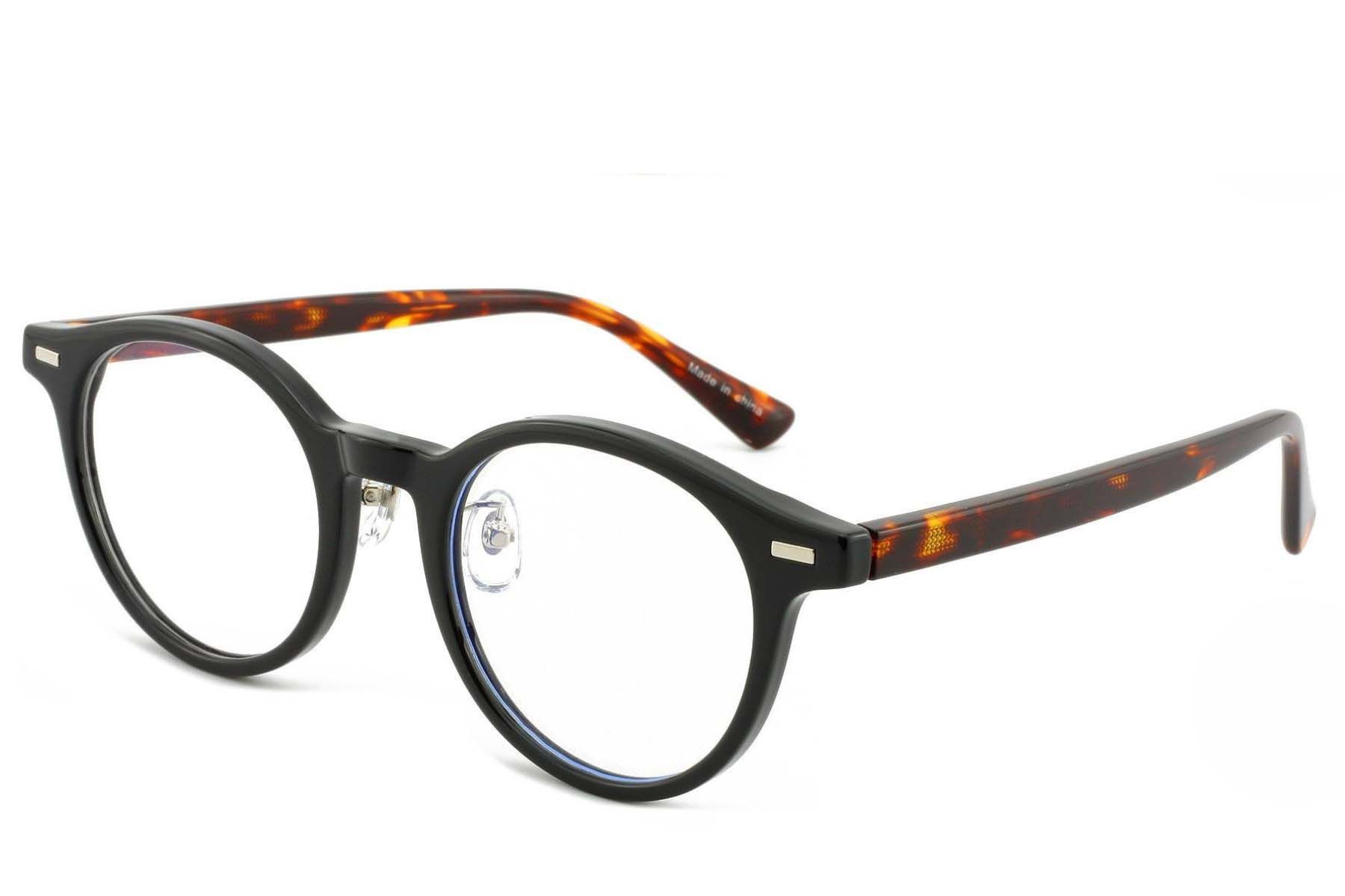 Ovale Schildpatt-TR90-Brille #BS1025-0171