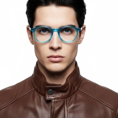 Oval Blue TR90 Glasses #BS1025-0172