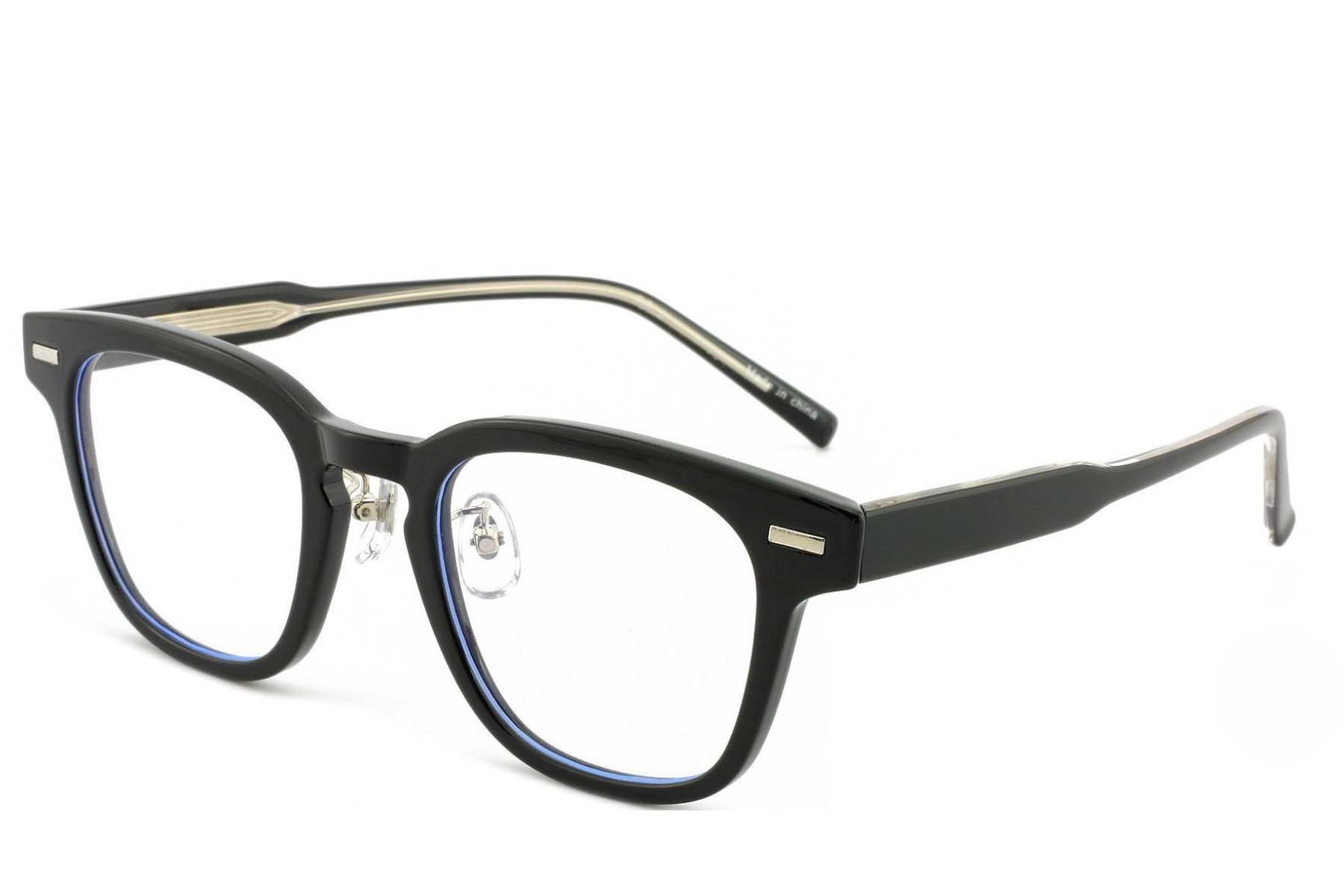 Rectangular Black TR90 Glasses #BS1025-0180