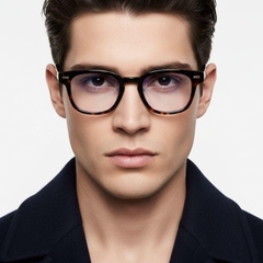Gafas rectangulares negras TR90 #BS1025-0181