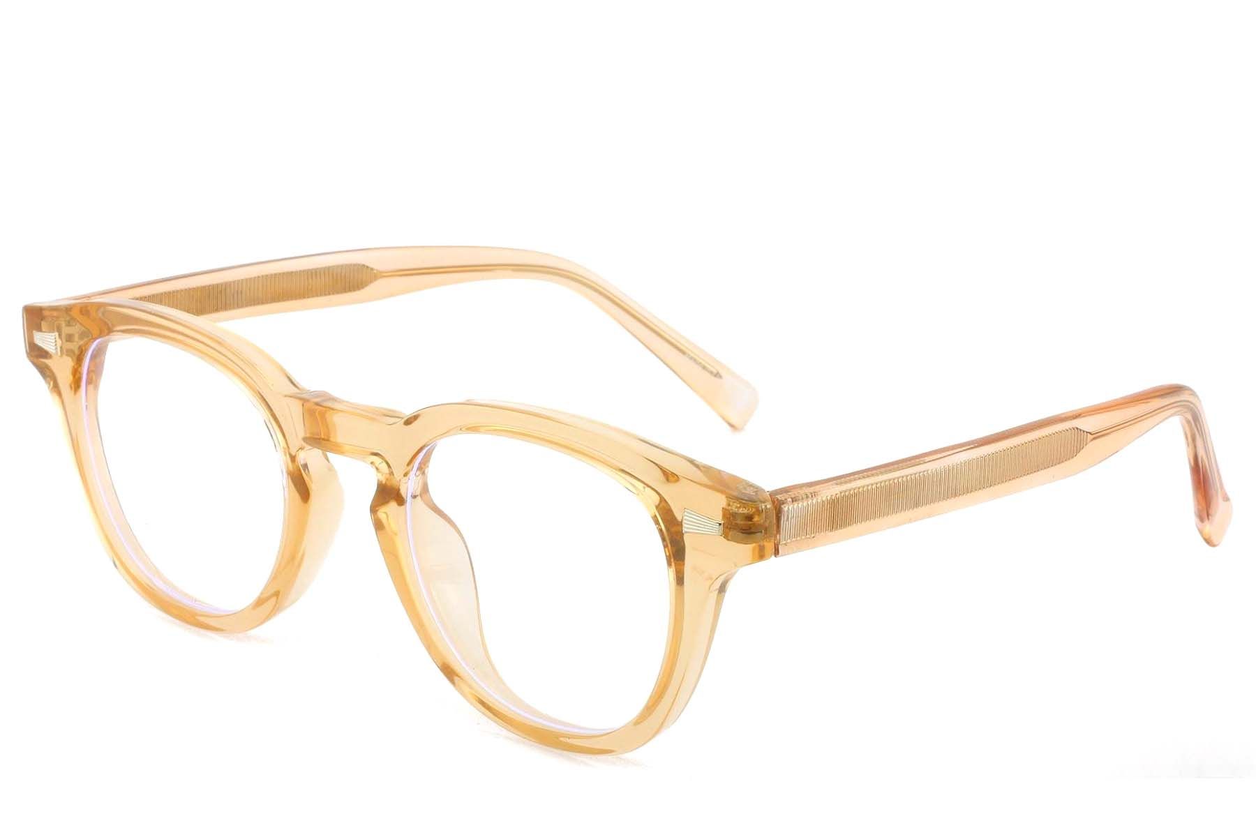 Rectangular Yellow TR90 Glasses #BS1025-0197