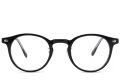 Oval Black TR90 Glasses #BS1025-0204