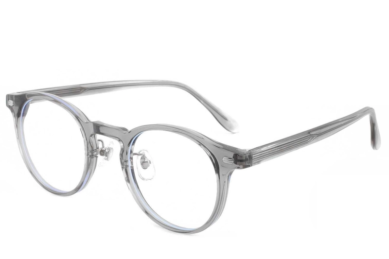 Oval Grey TR90 Glasses #BS1025-0205