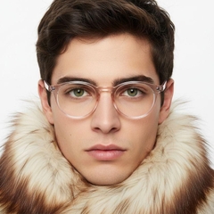 Gafas TR90 ovaladas rosas #BS1025-0208