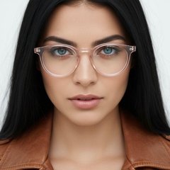 Gafas TR90 ovaladas rosas #BS1025-0208