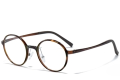 Round Tortoiseshell Ultem Glasses #BS1025-0225