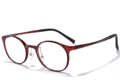Oval Red Ultem Glasses #BS1025-0230