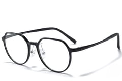 Geometric Black Ultem Glasses #BS1025-0241