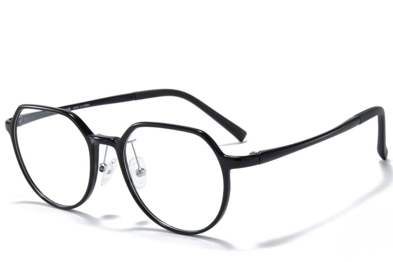 Geometric Black Ultem Glasses #BS1025-0241