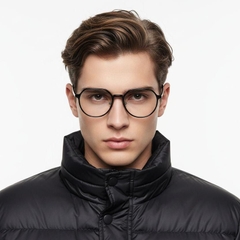 Geometric Black Ultem Glasses #BS1025-0241