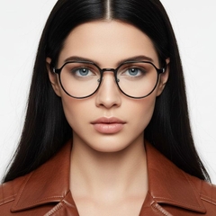 Geometric Black Ultem Glasses #BS1025-0241