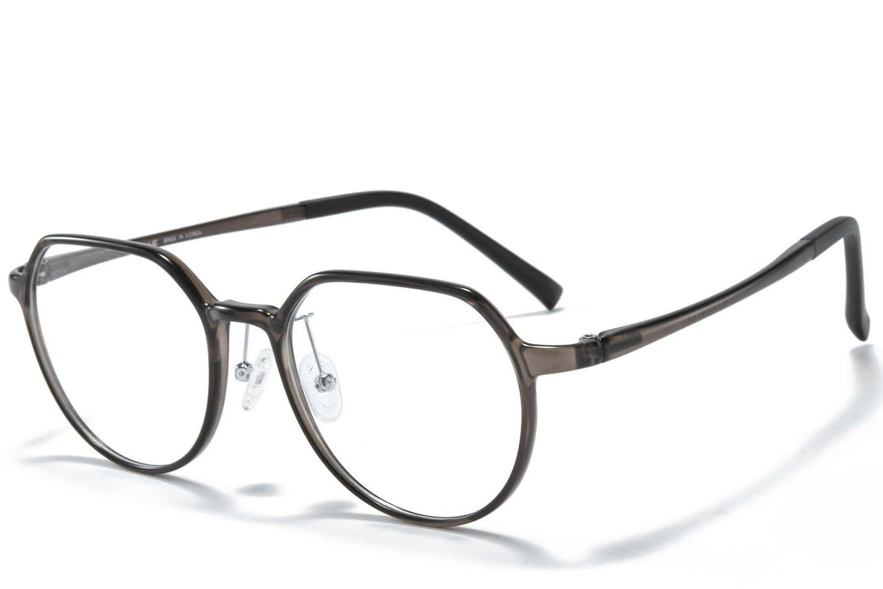 Geometric Grey Ultem Glasses #BS1025-0245