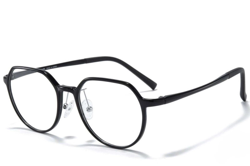 Geometric Black Ultem Glasses #BS1025-0246