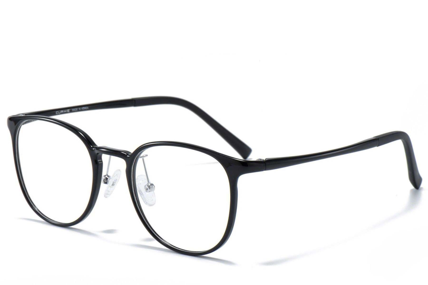 Oval Black Ultem Glasses #BS1025-0248