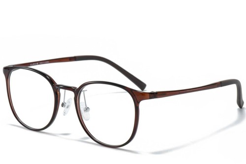 Oval Brown Ultem Glasses #BS1025-0249