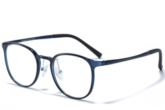 Oval Blue Ultem Glasses #BS1025-0250