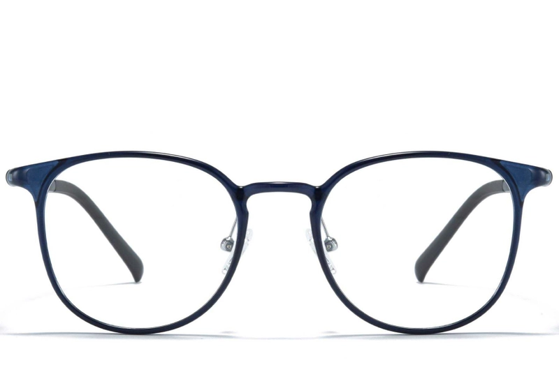 Oval Blue Ultem Glasses #BS1025-0250