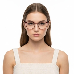 Gafas Ultem ovaladas rojas #BS1025-0251