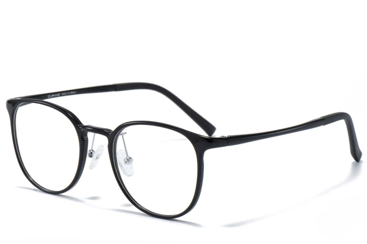 Oval Black Ultem Glasses #BS1025-0253