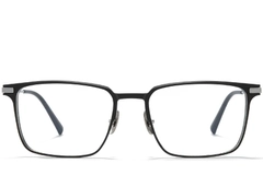 Rectangular Silver Metal Glasses #BS1025-0256