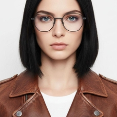Geometric Silver Metal Glasses #BS1025-0287