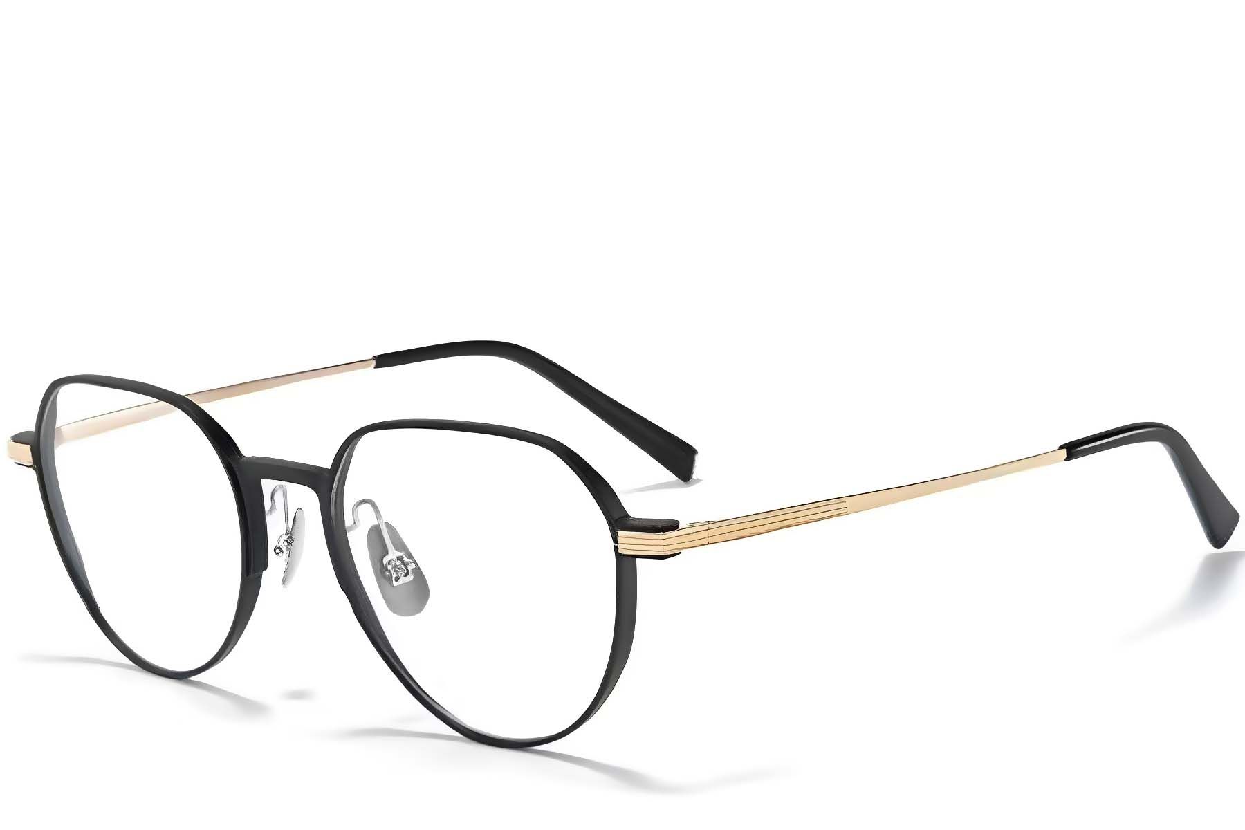 Geometric Golden Metal Glasses #BS1025-0290