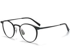 Oval Green Metal Glasses #BS1025-0304