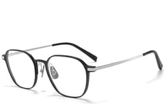 Rectangular Silver Metal Glasses #BS1025-0308