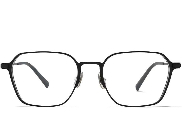 Geometric Black Metal Glasses #BS1025-0311