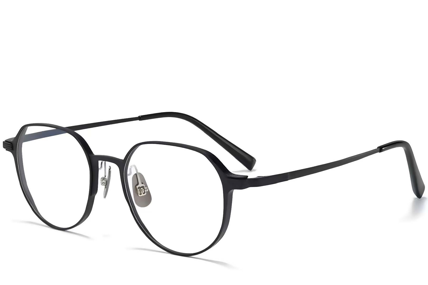 Geometric Black Metal Glasses #BS1025-0318
