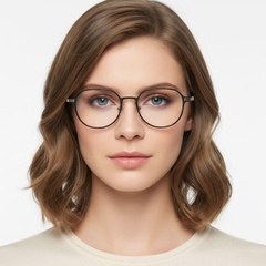 Geometric Golden Metal Glasses #BS1025-0319