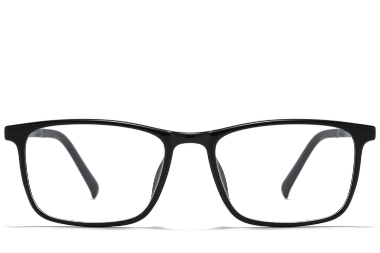 Gafas rectangulares negras TR90 #BS1025-0355